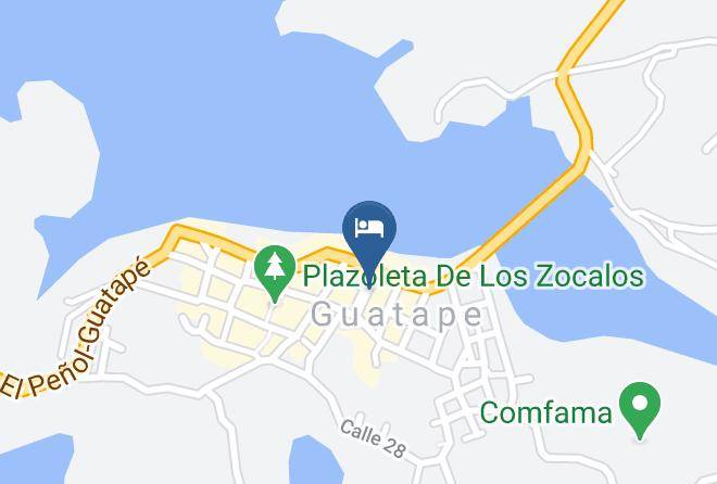 Guatape - Hotel Las Araucarias Maps