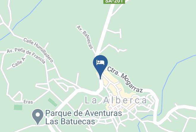 Hotel Las Batuecas Map