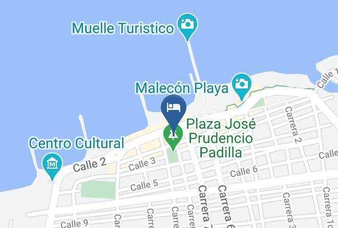 Hotel Las Brisas Del Norte Map