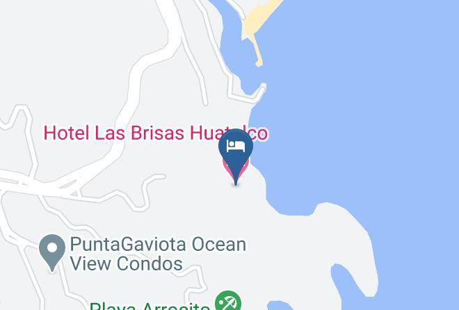 Hotel Las Brisas Huatulco Map