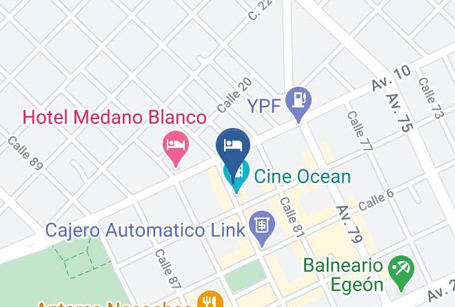 Necochea - Hotel Las Brisas Maps