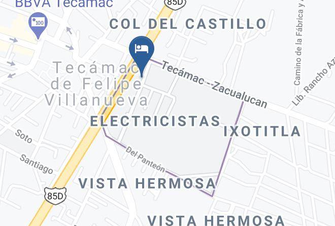 Tecamac - Hotel Las Cabanas Maps