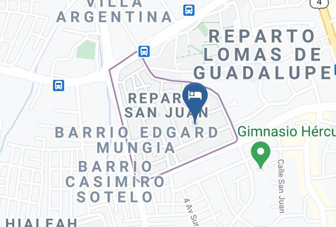 Managua - Hotel Las Cabanitas Maps
