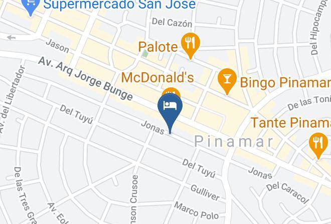 Pinamar - Hotel Las Calas Maps