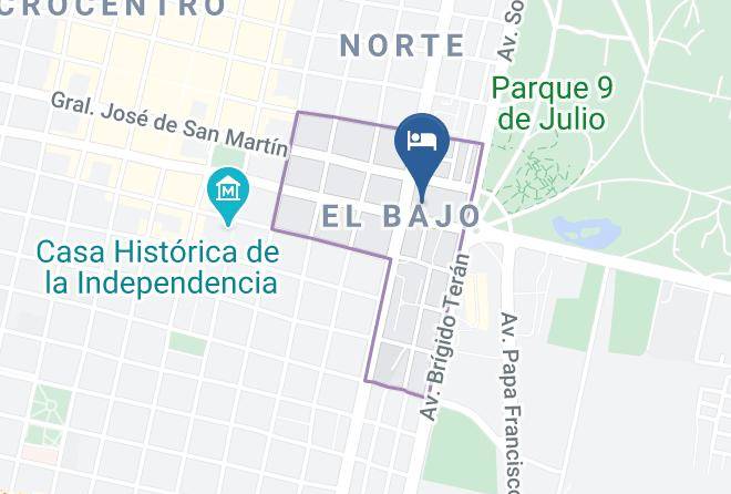 Tucuman City - Hotel Las Carretas Maps
