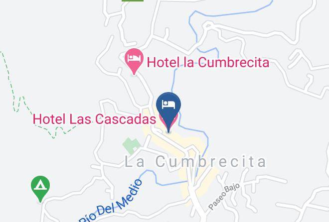 Calamuchita Department - Hotel Las Cascadas Maps