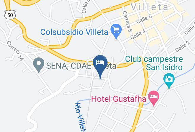 Villeta - Hotel Las Cascadas De Villeta Maps