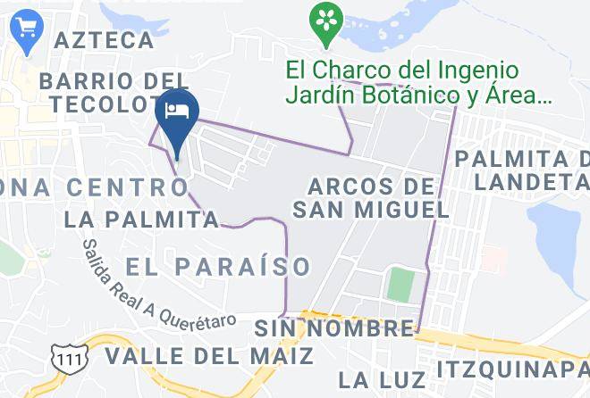 San Miguel De Allende - Hotel Las Cascadas Maps