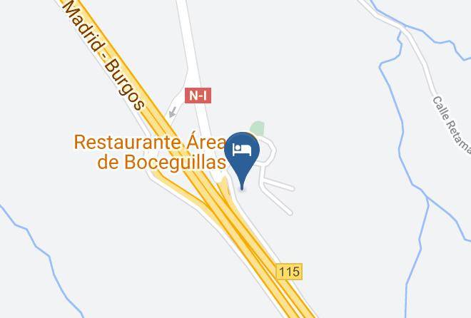 Segovia - Hotel Las Casitas Area Boceguillas Maps