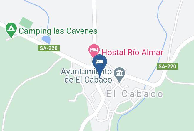 Salamanca - Hotel Las Cavenes Del Cabaco Maps