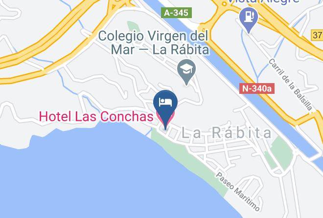 Hotel Las Conchas Map