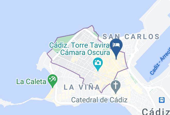 Hotel Las Cortes De Cadiz Map