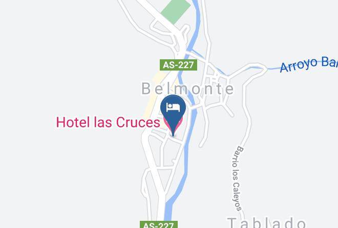Asturias - Hotel Las Cruces Maps