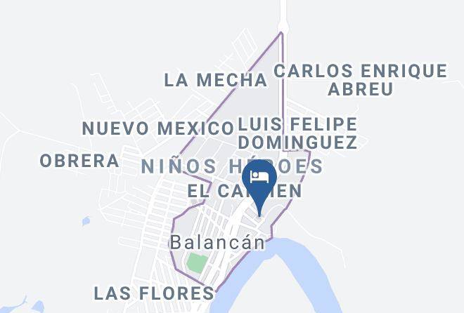 Balancan - Hotel Las Delicias Maps