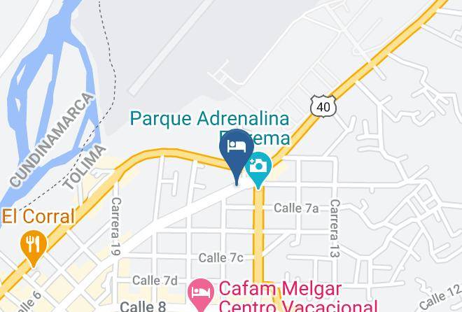 Melgar - Hotel Las Dos Palmas Maps