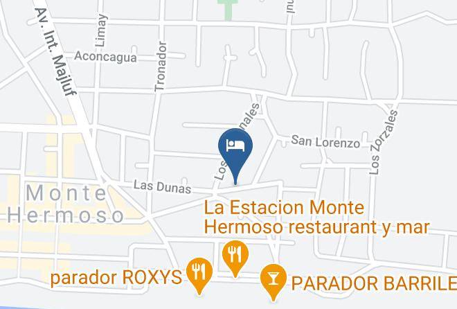 Monte Hermoso - Hotel Las Dunas Maps