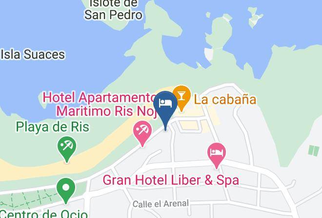 Noja - Hotel Las Dunas Maps