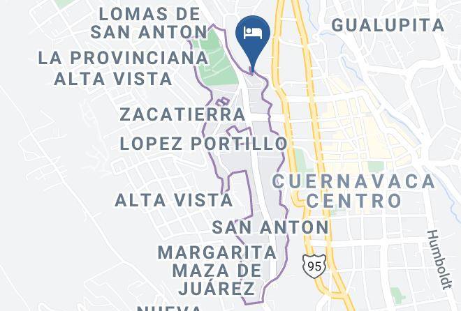 Cuernavaca - Hotel Las Elenas Maps