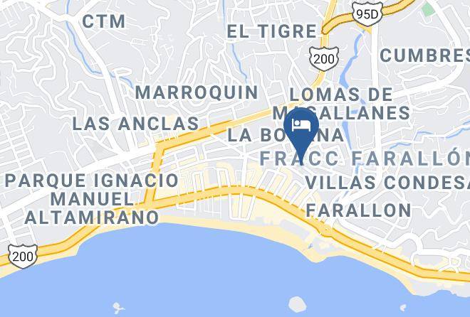 Acapulco De Juarez - Hotel Las Estrellas Maps
