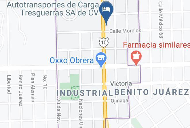 Nuevo Casas Grandes Municipality - Hotel Las Fuentes Maps