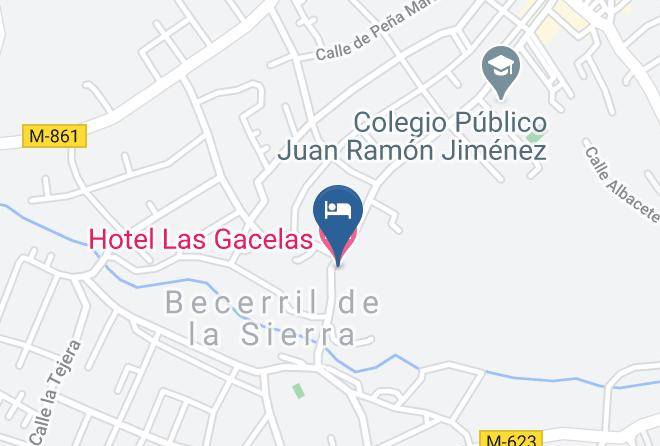 Madrid - Hotel Las Gacelas Maps