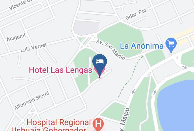 Ushuaia - Hotel Las Lengas Maps