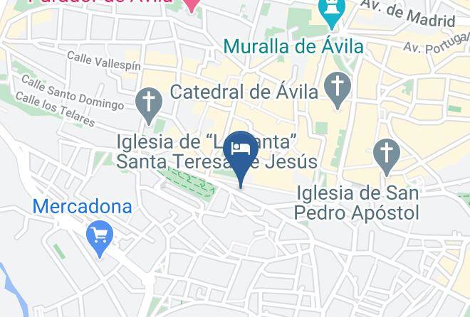 Avila - Hotel Las Leyendas Maps