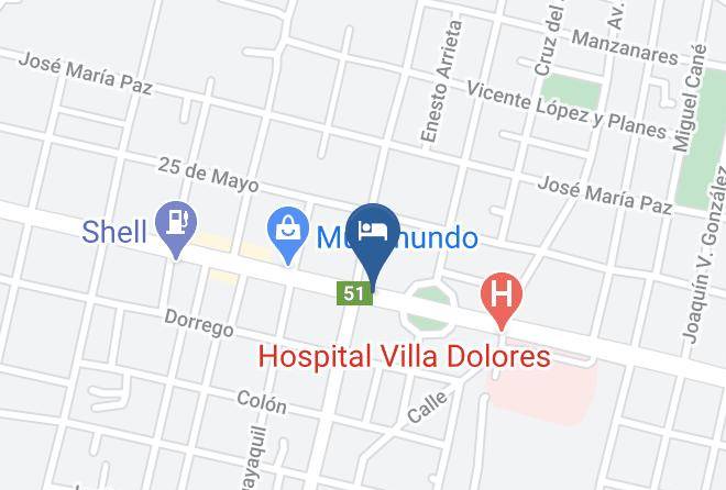 San Javier Department - Hotel Las Lilas Maps