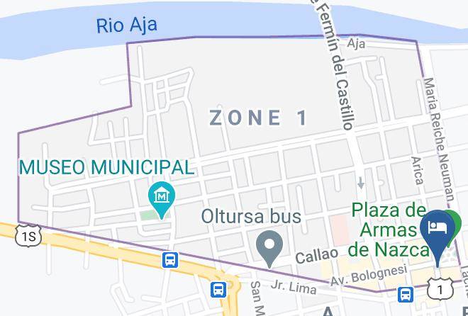Nazca - Hotel Las Lineas Maps