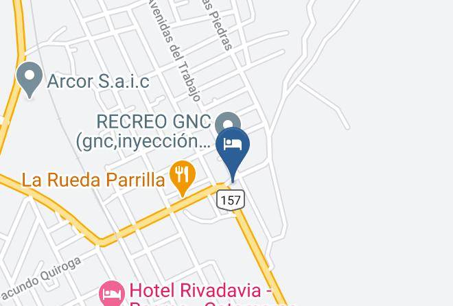 La Paz Department - Hotel Las Manos Maps