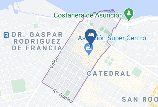Asuncion - Las Margaritas Hotel Maps