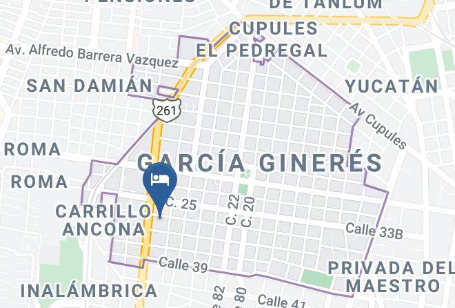Merida - Hotel Las Margaritas Merida Maps
