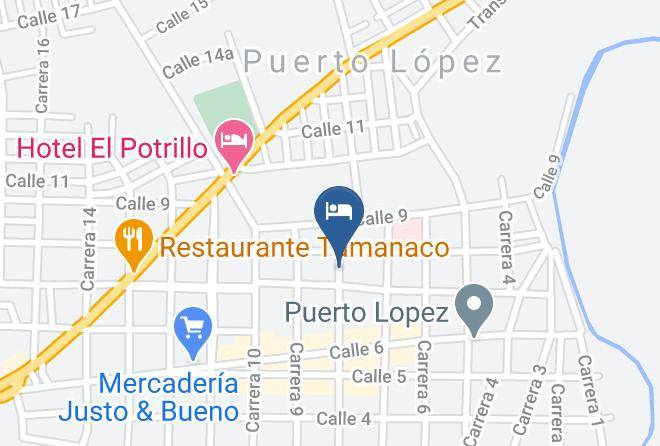 Hotel Las Marias Map