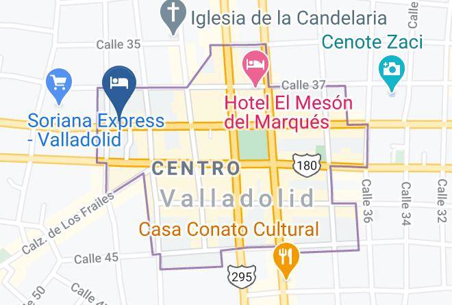 Valladolid - Hotel Las Mestizas Maps