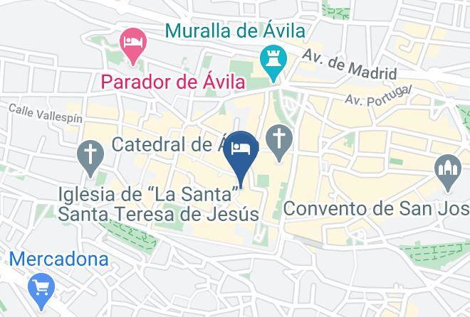 Avila - Hotel Las Moradas Maps