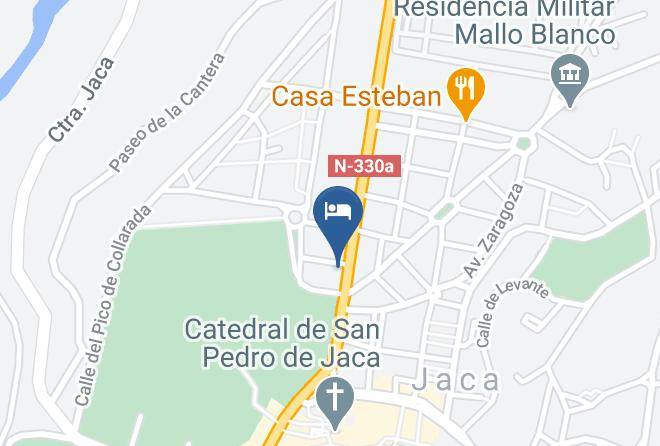 Huesca - Hotel Las Nieves Maps