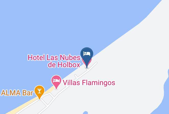 Lazaro Cardenas - Hotel Las Nubes De Holbox Maps