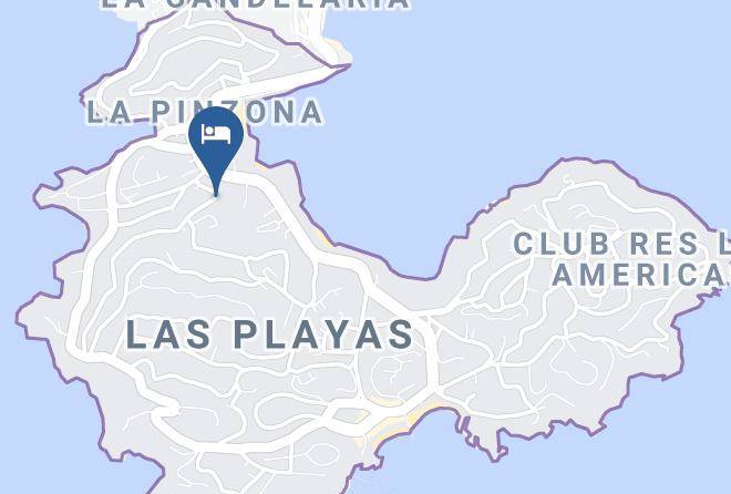 Acapulco De Juarez - Hotel Las Palmas Acapulco Caleta Maps
