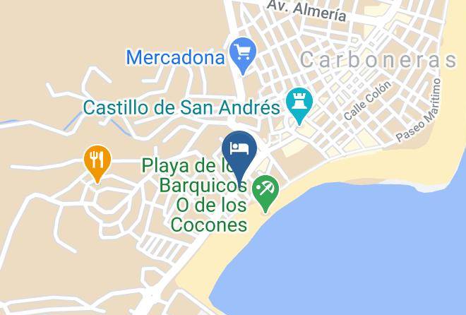 Almeria - Hotel Las Palmas En Carboneras Maps