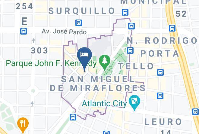 Miraflores - Hotel Las Palmas Maps