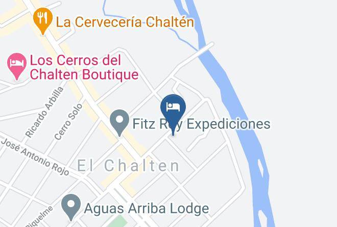 Lago Argentino - Hotel Las Piedras Maps