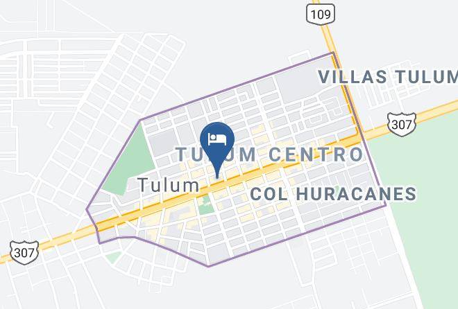 Tulum - Hotel Las Ruinas Maps