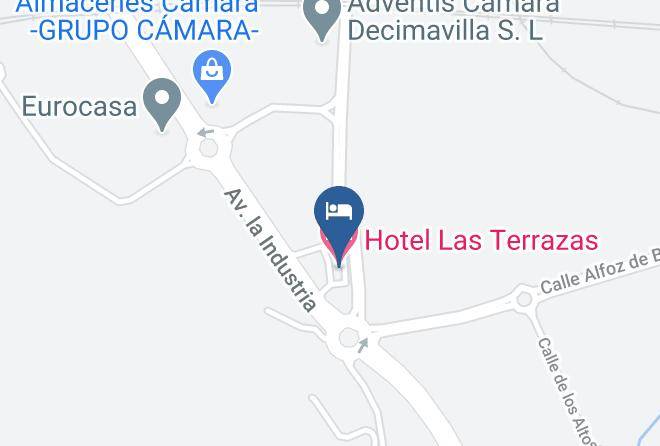 Burgos - Hotel Las Terrazas Maps