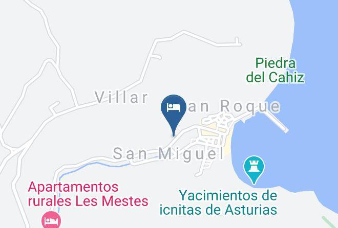 Asturias - Hotel Las Terrazas Tazones Maps