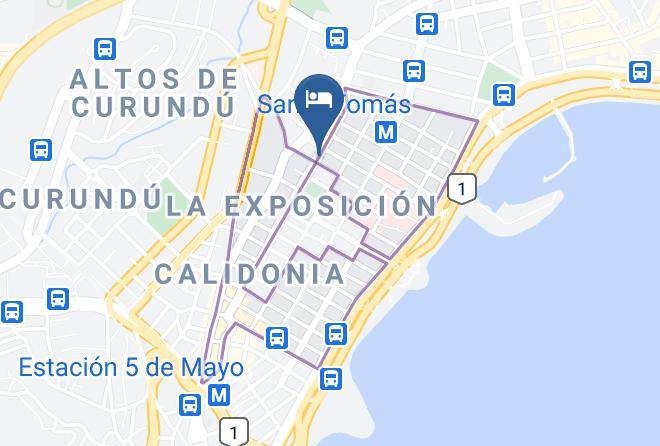 Calidonia - Hotel Las Torres Maps
