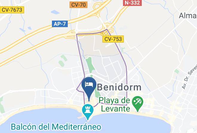Alicante - Hotel Las Vegas Maps