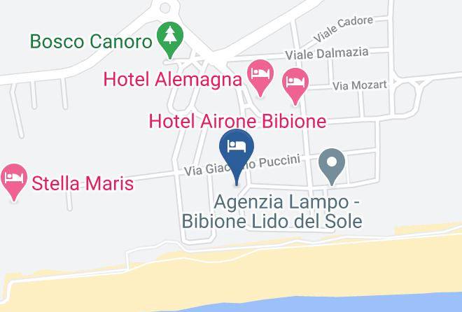 Venice - Hotel Las Vegas Bibione Maps