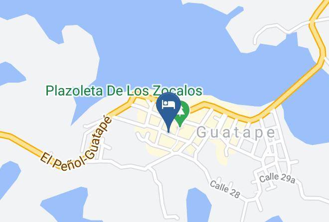 Guatape - Hotel Las Vegas Maps