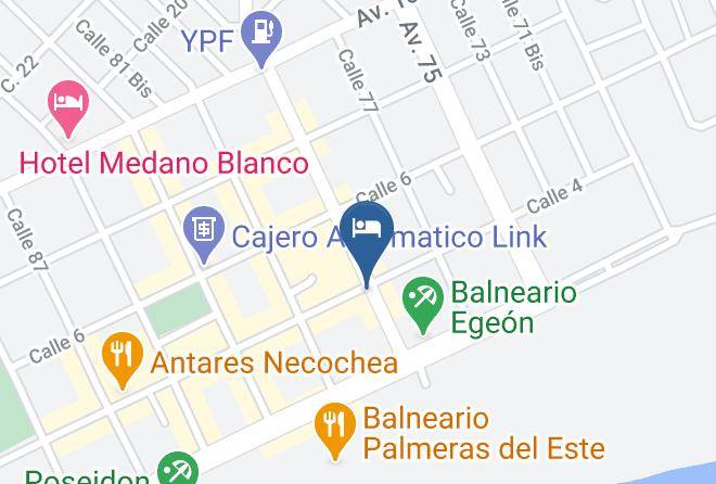 Necochea - Hotel Las Vegas Maps