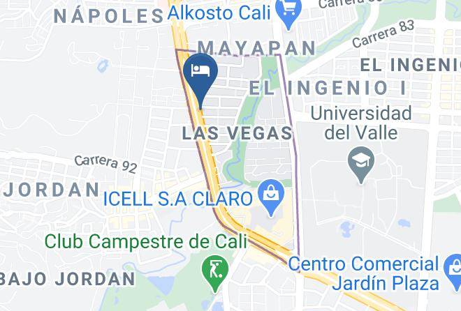 Cali - Hotel Las Vegas Sur Maps